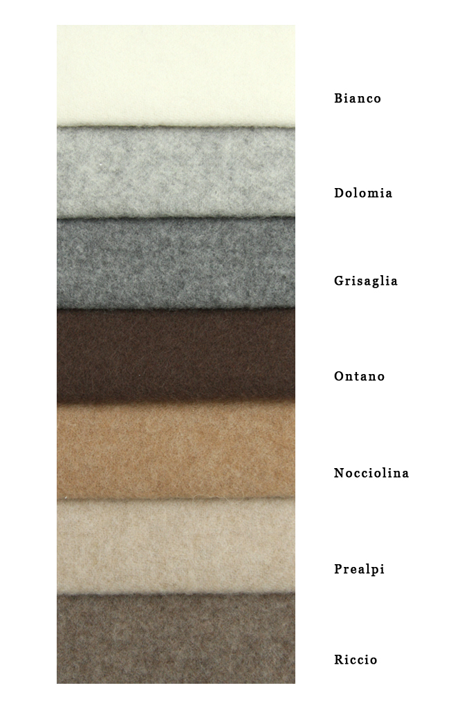 Cashmere blankets colour guide